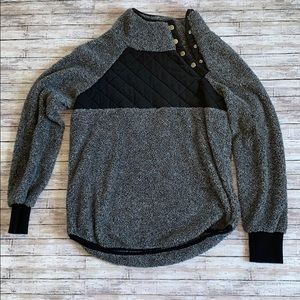 Black/grey Sherpa size small